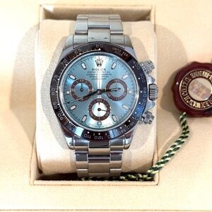 Rolex Daytona ice blue dial